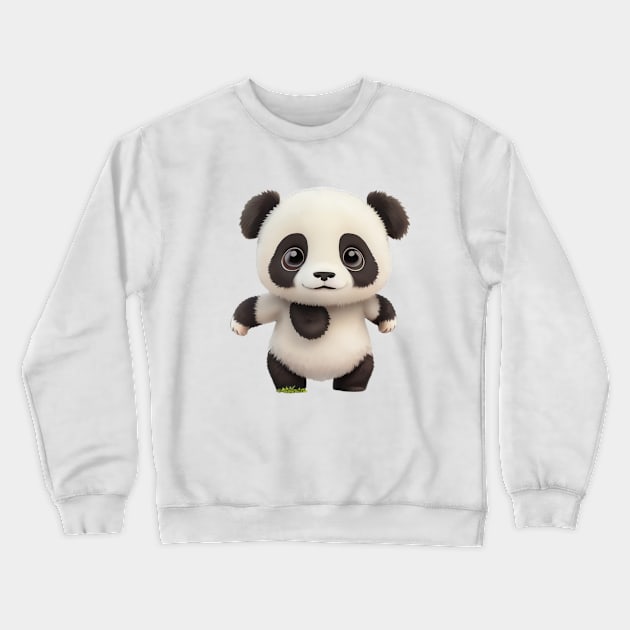 Cute Panda Crewneck Sweatshirt by Signum